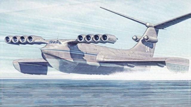 里海怪兽：苏联地效飞行器(图1)
