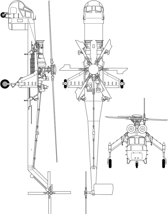 美国军用西科斯基“Sikorsky”CH-54“塔赫”Tarhe直升机(图2)