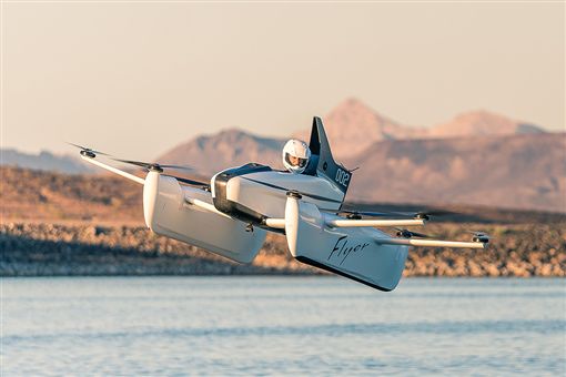 全球首款三涵道穿戴式单人飞行器在杭州成功首飞(图1)