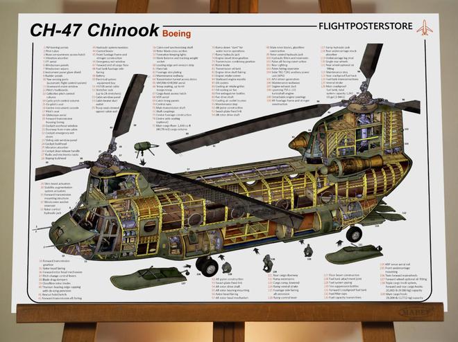 CH-47支奴干直升机被美军誉为“飞行车厢”(图2)