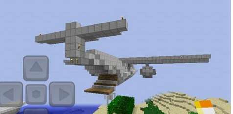 我的世界会飞的飞机怎么做简单飞行器制作教程(图1)